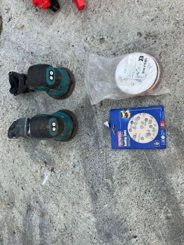 2 MAKITA CORDLESS PALM SANDERS