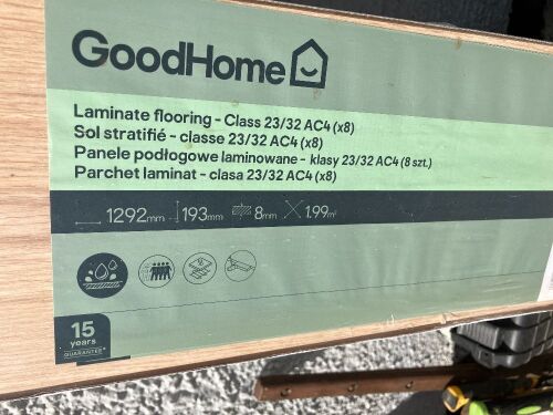 3 1/2 BOXES OF LAMINATE FLOORING