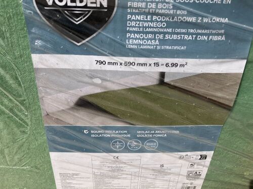 QTY OF WOOD FIBRE UNDERLAY