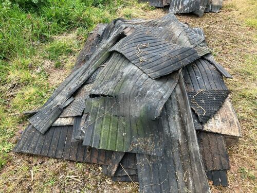 PALLET OF RUBBER MATS (N)
