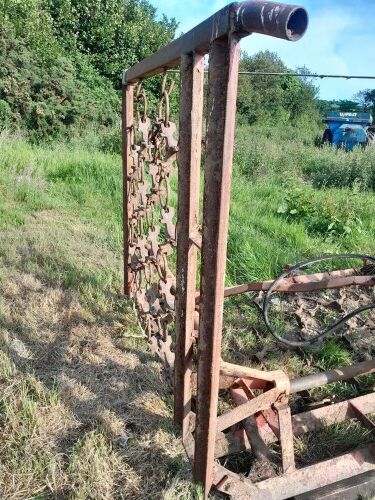 LEVELLING GRASS LAND HARROWS