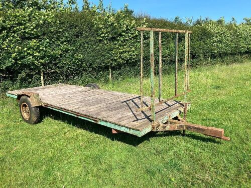 16' 6'' X 6'3'' SINGLE AXLE BALE TRAILER