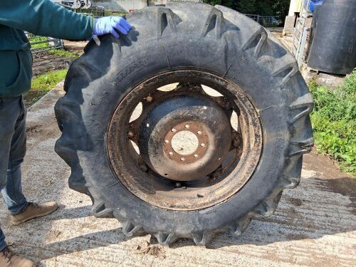 PAIR OF TRACTOR WHEELS