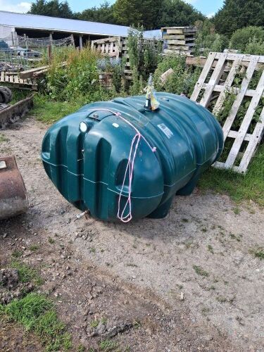 SINGLE SKIN 1500L OIL TANK