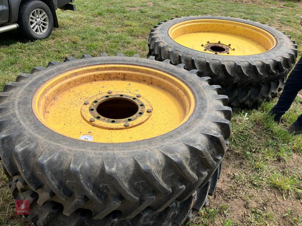 SET OF 4 JD ROW CROP WHEELS