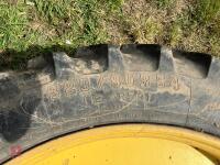 SET OF 4 JD ROW CROP WHEELS - 7