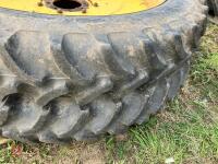 SET OF 4 JD ROW CROP WHEELS - 8