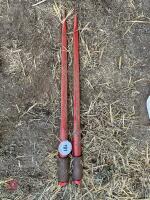 2 BALE SPIKES/TINES