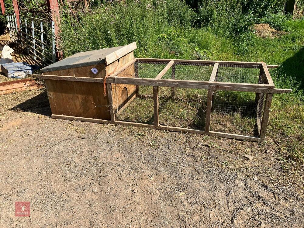2.9M X 0.95M POULTRY RUN