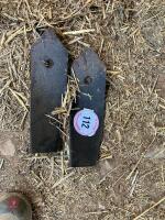 2 CULTIVATOR FEET - 4