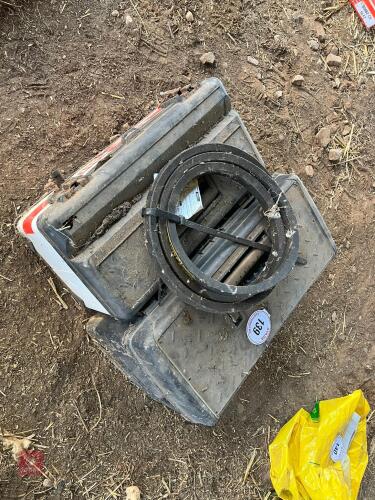 2 TOOLBOXES OF JD COMBINE SPARES