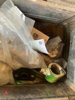 2 TOOLBOXES OF JD COMBINE SPARES - 5