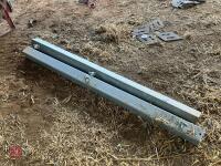 2 GALVANISED 6' 6'' HANGING POSTS - 6