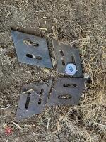 4 CULTIVATOR PARTS/PLATES