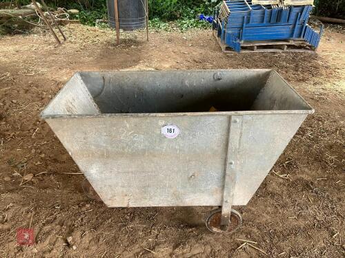 GALVANISED FEED TROLLEY
