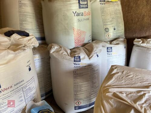 2 X 600KG BAGS OF AXAN 27%N 9%S (BIDS FOR WHOLE LOT)