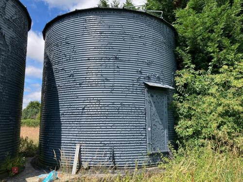 APPROX 80T GALVANISED GRAIN BIN