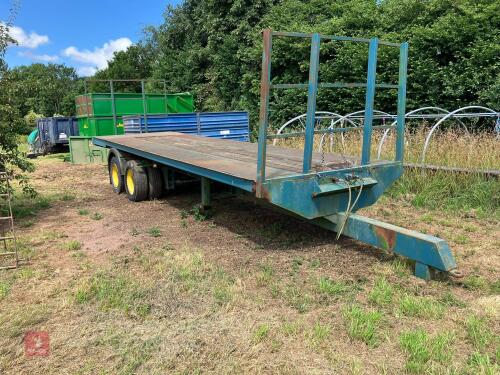 29' TWIN TANDEM AXLE BALE TRAILER