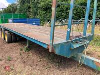 29' TWIN TANDEM AXLE BALE TRAILER - 28