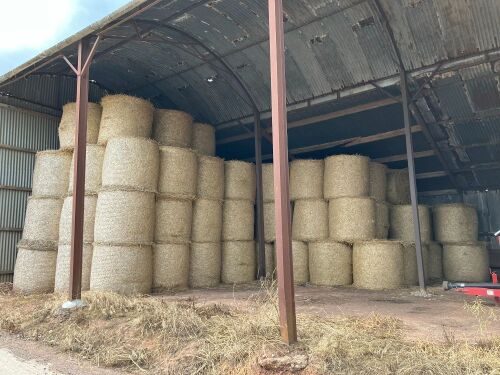 100 BALES OF 2024 WHEAT STRAW BIDS PER BALE