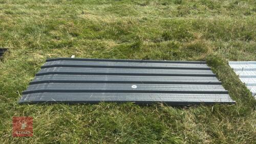 20 X 8' GREY BOX PROFILE SHEETS
