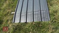 20 X 8' GREY BOX PROFILE SHEETS - 6