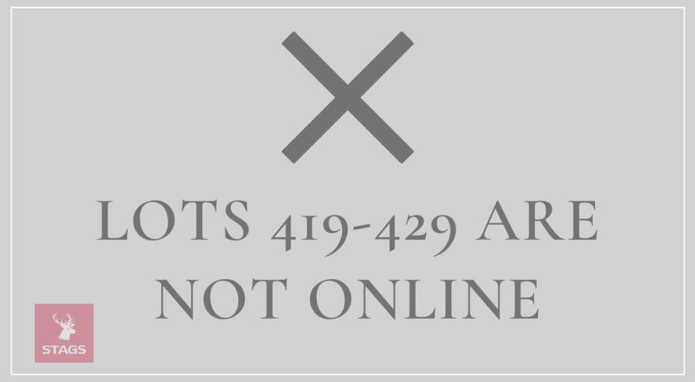 419 - 429 ARE NOT ONLINE