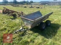 7' X 4' TWIN AXLE LUMBER TRAILER