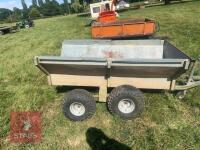 7' X 4' TWIN AXLE LUMBER TRAILER - 4