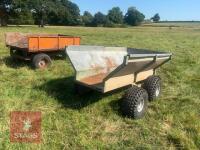 7' X 4' TWIN AXLE LUMBER TRAILER - 5