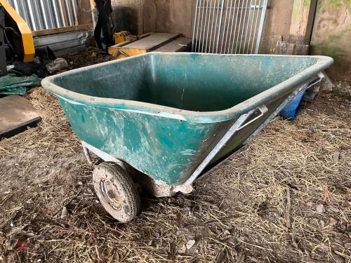 JFC PLASTIC TWIN WHEELED BARROW