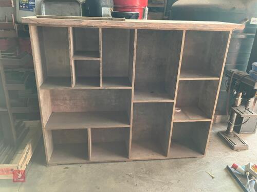 WORKSHOP RACKING/CUBBY HOLES