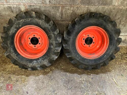 2 X 7.50-16 WHEELS & TYRES