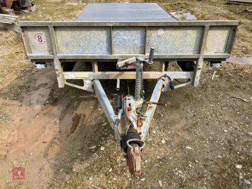 IFOR WILLIAMS 16' FLAT BED TRAILER