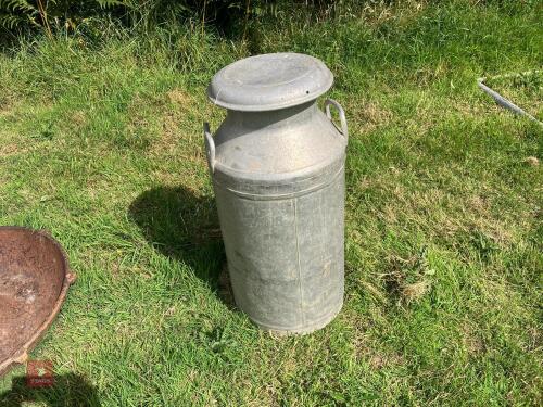 ALUMINIUM MILK CHURN