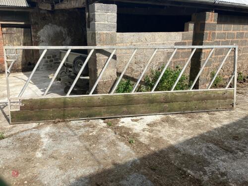 15' CATTLE FEED BARRIER