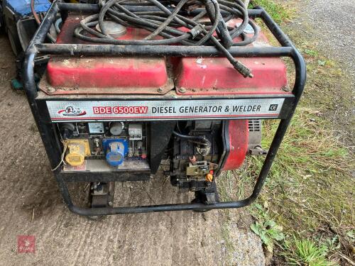 BDE 6500EW WELDER GENERATOR (211)