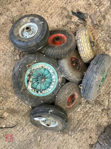 8 MIXED WHEELS & TYRES (190