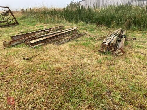 QTY OF SHED STEEL (176)