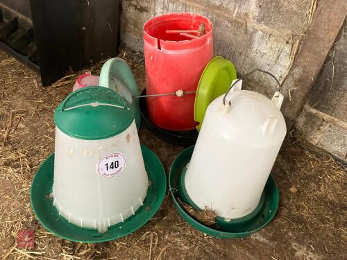POULTRY FEEDERS & DRINKERS (140)