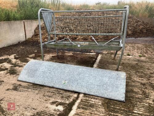 8' GALVANISED HAY RACK (173)