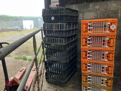 6 POULTRY CRATES (151)
