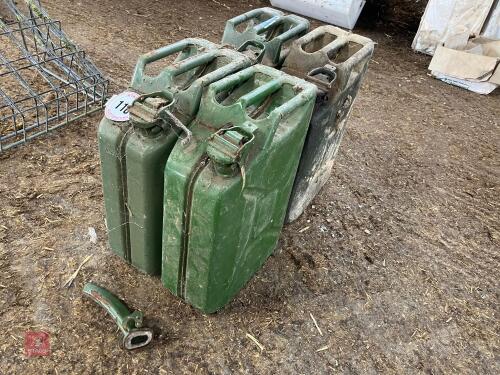 4 JERRY CANS (116)
