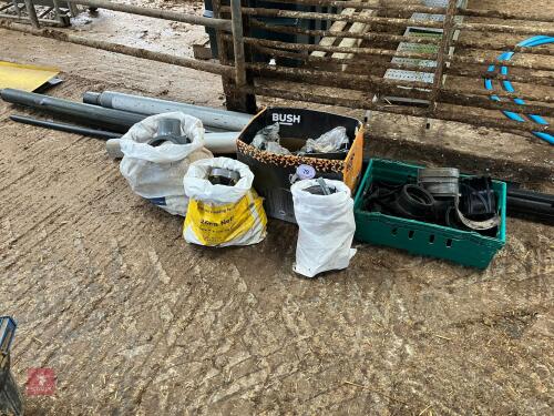 LARGE QTY OF GUTTERING & FITTINGS (79)