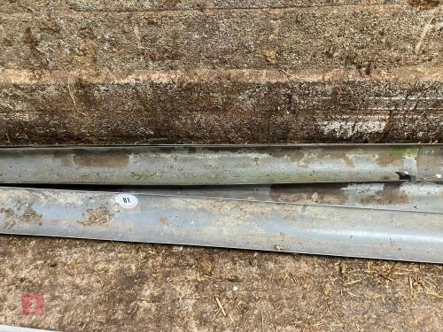 5 LENGTHS OF GUTTERING (81)