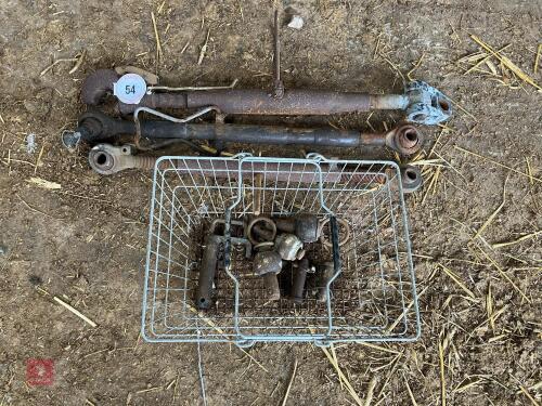 3 TOP LINKS & LINKAGE PINS (54)