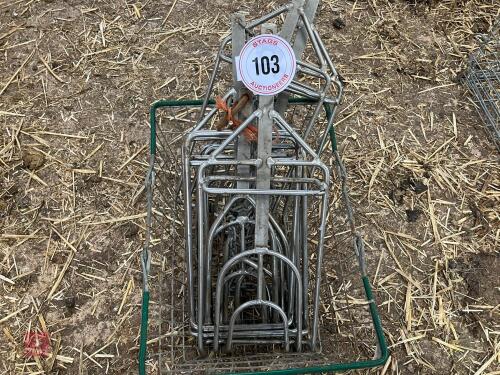6 BIRD HANGING BRACKETS (103)