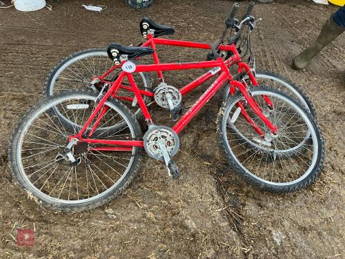 2 RALEIGH BICYCLES (118)