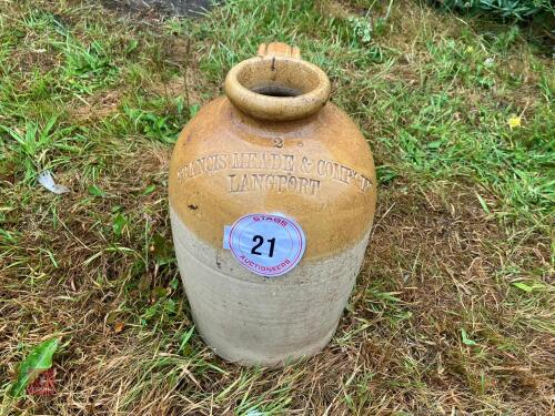 GLAZED STONE JAR (21)
