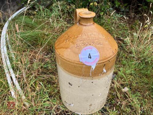 LARGE GLAZED STONE JAR (4)